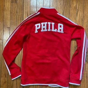 Women’s 76ers red adidas jacket